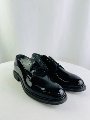 Bates High Gloss Uniform Oxford Dress Shoes Men's 10D | 00941