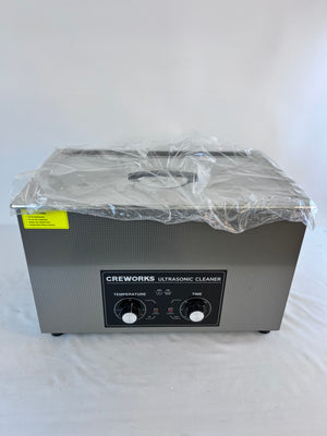Creworks 30L Ultrasonic Cleaner 40kHz 600W Heated Mechanical Knob ZX-100