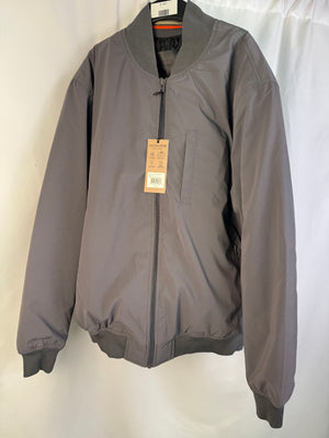 NWT Hudson & Barrow Activ Men’s XL Bomber Jacket Anthracite Gray Full Zip