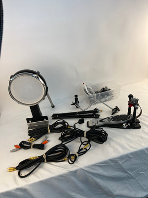 Hart Dynamics Acupad Mesh Kick Trigger Pearl Bass Pedal LP Claw Cables Lot
