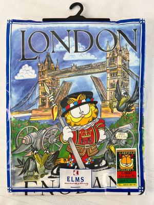 Vintage Garfield the Cat London England 90s T-Shirt New Old Stock Extra Large XL