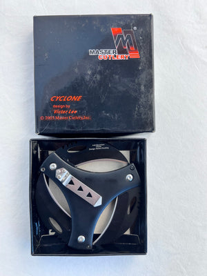 Master Cutlery Cyclone Triple Blade Folding Knife 440 Stainless Rare Vintage