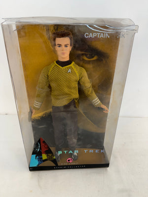Star Trek Barbie Ken as Captain Kirk Doll 2009 Pink Label NRFB - Damaged Box