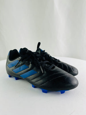 adidas Goletto Vll FG Junior Black/Blue Soccer Cleats Size 5.5 | FV2994