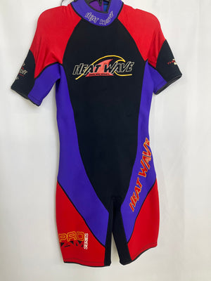 Heat Wave Red Purple Shorty HO Sports Pro Am Wet Suit Women Medium Jet Ski
