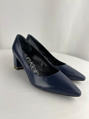 Calvin Klein Nita Pump Navy Women's Dress Heels Size 7M