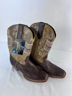 JB Dillon Reserve Old Glory American Flag Women's Boots 11 B JBR2130B