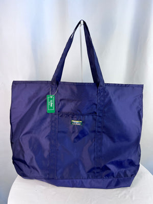 L.L. Bean Everyday Lightweight Tote XL Extra Large Darkest Navy 513730 with Tag