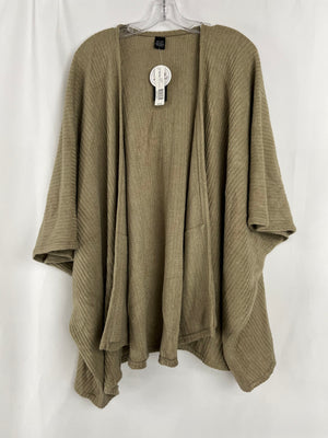 New Directions Tan Shawl w/ Pockets OSFM NWT