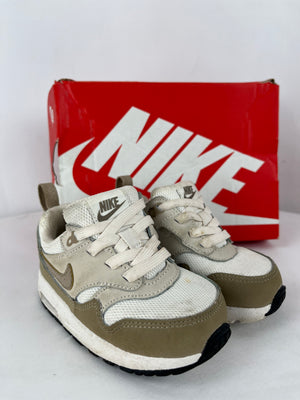 Nike Air Max 1 Easyon Toddler 6c Phantom Khaki Orewood Brown with Box