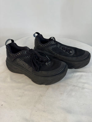 Hoka One One Bondi 6 Triple Black Women's Running Shoes Size 6.5 1019270 BBLC