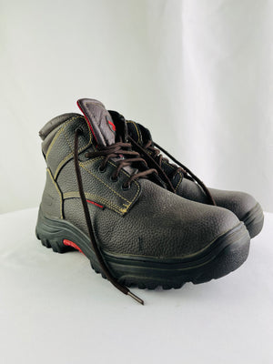 Skechers Work Relaxed Fit Burgin Tarlac Steel Toe Boots in Brown Men's 9.5