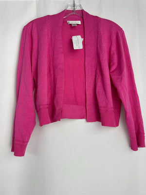 Christopher & Banks Cropped Shawl Cardigan Cover in Pink Women's Small NWT