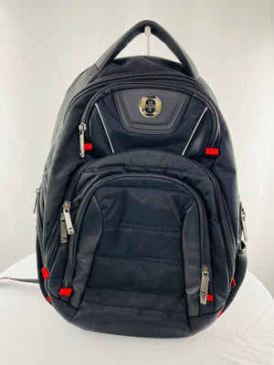Swissdigital Design Circuit Black Water Resistant Business Travel Backpack