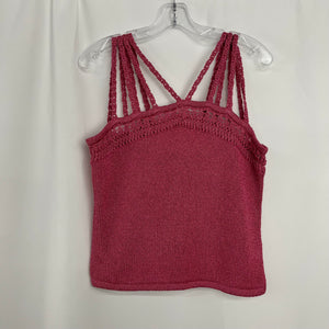 Eva Mendes Everyday Chic NY&C Crochet Strappy Tank Size M NWT