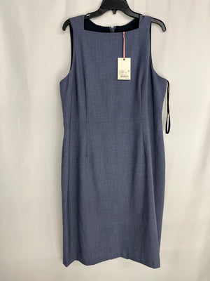 Alex Marie Emerson Melange Sleeveless Sheath Dress in Navy Women's 18 NWT