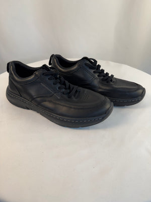 Clarks Pro Lace Black Leather Sneaker Men's 8.5