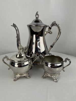 3 Piece Silver Plated Coffee/Tea Set by Alvin Gorham