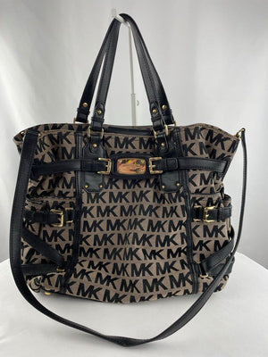 MICHAEL KORS Signature Gansevoort Convertible Tote Shoulder Bag Handbag