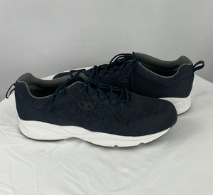 Propet MAA032M Stability Fly Walking Shoe Sneaker Navy/Grey Men's Size 16