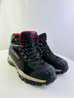 Larnmern Black Steel Toe Safety Men's Work Boot Size 11 Workwear