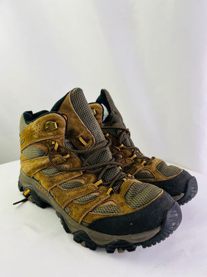 Merrell Moab 3 Mid Waterproof Earth Brown Men's Hiking Boots 14 | J035839