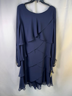 Ignite Evenings Blue Formal Dress - Size Women's X-Large (18) 41 in. Waist