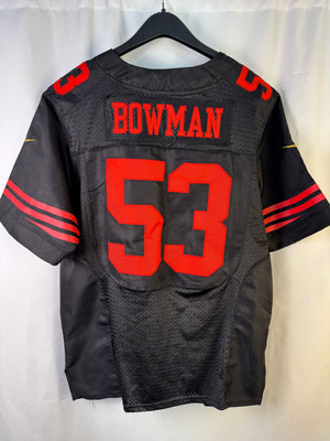 Nike San Francisco 49ers NaVorro Bowman #53 Men’s Black NFL Jersey Size 44 Large