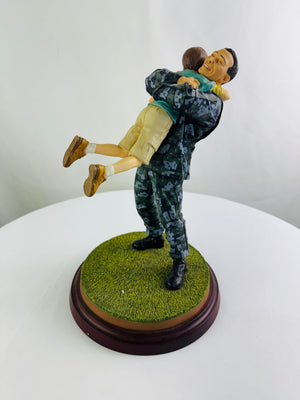 Lenox Thomas Blackshear Ebony Visions Coming Home Navy in Ivory Figurine w/ Box