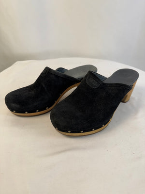 UGG Abbie Winter Clogs Women's Size US 9 EU 40 Wooden Platform Slip-On
