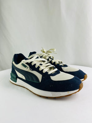 Puma Graviton SoftFoam Men's Sneakers in Navy/Green Size 10 | 380738-62