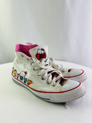Converse x Hello Kitty Chuck Taylor All Star Hi Top Women's 10 | 162944C