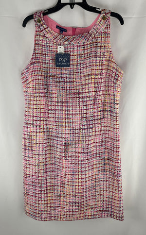 rsvp by TALBOTS Women Multi-Color Lined Sleeveless Dress 16P NWT MSRP $169