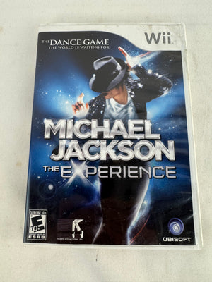 Michael Jackson The Experience Nintendo Wii Game - CIB Complete - Clean Disc
