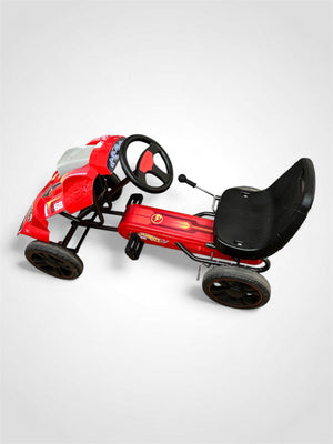 Hot Wheels Pedal Speed Speedster Go Kart Red Pin Stripe Cart Kids Ride On