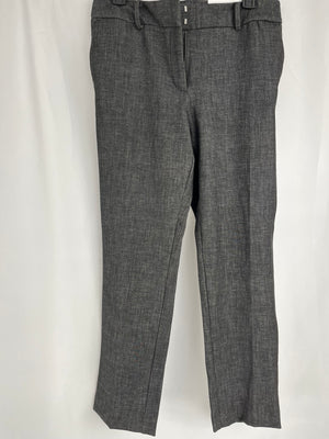 Ann Taylor Factory Pants Sz 4 NWT Gray THE Ankle Curvy Fit Mid Rise Slim Leg