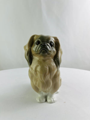 Lladro Pekingese Sitting Dog Fine Porcelain Figurine Collectible Vintage | 4641