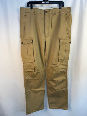 Levi's Men's Ace Cargo Pants 38x36 NWT Khaki Tan Big & Tall Relaxed Fit Twill