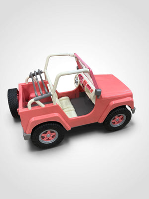 Our Generation Pink Off-Road 4x4 Jeep Vehicle 18" Doll Car Fits American Girl