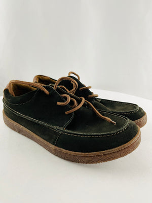 Clarks Hodson Moc Olive Leather Suede Extreme Comfort Casual Shoes Men's 10.5M