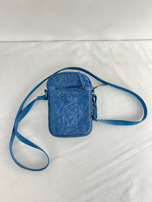 Michael Kors Winnie Quilted Nylon Smartphone Crossbody Bag Blue 35T0UW4C2C