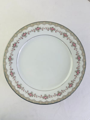 Noritake Glenwood Floral 5770 10.5" Dinner Plates Set of 7 Fine China Japan
