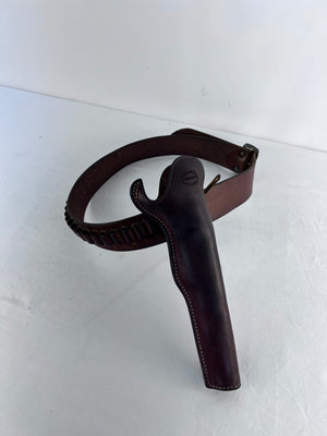 Vtg George Lawrence Belt Ammo Slide Sz 44 Paso & Saddlery Right Hand Gun Holster