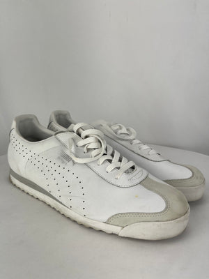 Vintage Puma Roma Perf Ext Men's Size 13 Sneakers White 341793 01