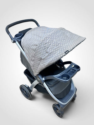 Chicco Bravo Trio Travel System Stroller Calla Grey