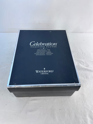 Celebration Toasting Flutes Waterford Fourth Edition Friendship Pair Open Box