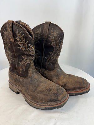 Ariat Men’s Work Cowboy Boots ASTM F2892-18 EH Square Toe Mid Calf Size 8D