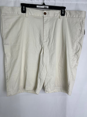 Tommy Bahama Island Chino Flat Front Shorts Bleached Sand Men's 44 NWT