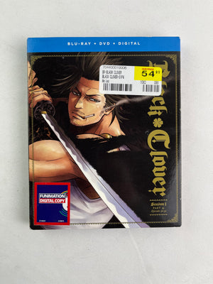 Black Clover Season 1 Part 4 Blue-Ray DVD Set Factory Set Funimation Anime