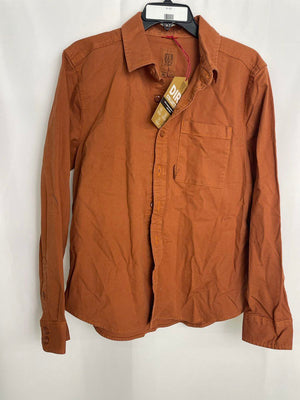 Topo Designs Dirt Collection Brick Collared Button Up Shirt Women's X-Large NWT